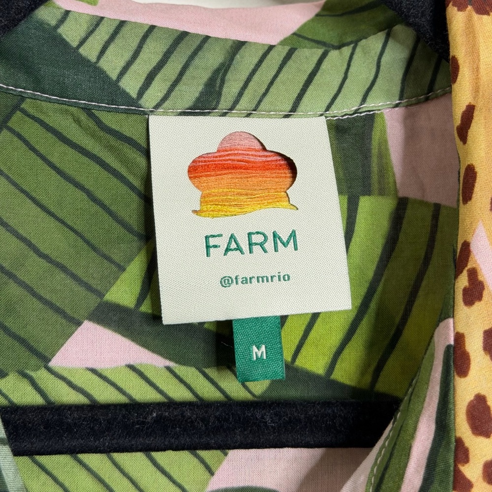 FARM Rio Pink Banana Leaves Maxi Dress - Picture 3 of 4